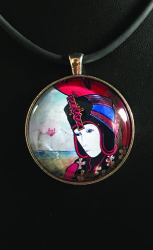 my inner witch | High Priestess tarot pendant tarot jewellery from Aquarian Tarot deck mystical and spiritual wearable art