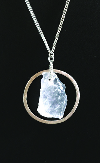 my inner witch | quartz crystal and silver pendant