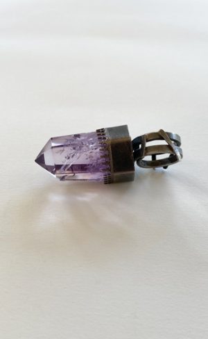 my inner witch | forged sterling silver and amethyst ring